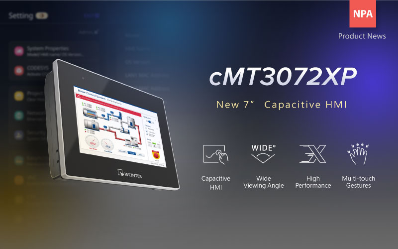Новая панель оператора Weintek cMT3072XP