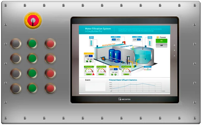 Взрывозащищенные пульты с HMI Weintek